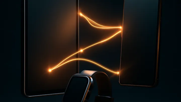 7999 BDT COM Multiple devices floating in harmony